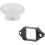 Selens MN-DF Magnetic Silicone Sphere Diffuser with MN-AM Base Modular Lighting Modifier Kit Set for On-camera Flash Photography Photo Studio 1