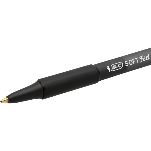 BIC Kuglepen med blød følelse, sort, 3 stk. BIC 2