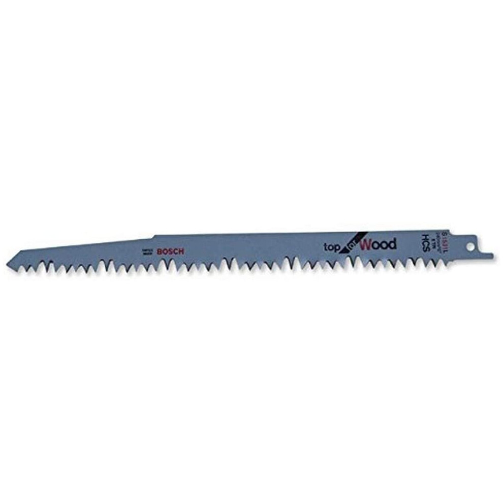 Bosch Professional 2 Pieces Sabre Saw Blade S 1531 L Top For Wood (For Wood, 240 X 19 X 1.5 Mm, Sabre Saw Accessories)