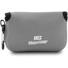 MegaGear MG805 Ultra Light Neoprene Camera Case compatible with Fujifilm FinePix XP140, XP130, XP120, XP90 - Gray