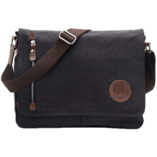 Laptop Bag 14 inch Mens Vintage Casual Fashion Canvas Messenger Bags Briefcase Crossbody Single Shoulder Bag ipad Bag Book Bag Satchel School Bag,