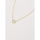 Estella Bartlett Estella Bartlett Large Pave Set CZ Circle Necklace - Gold Plated 2