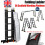 5.7M Aluminum Telescop Extension Folding Ladder Portable Multi Purpose 1