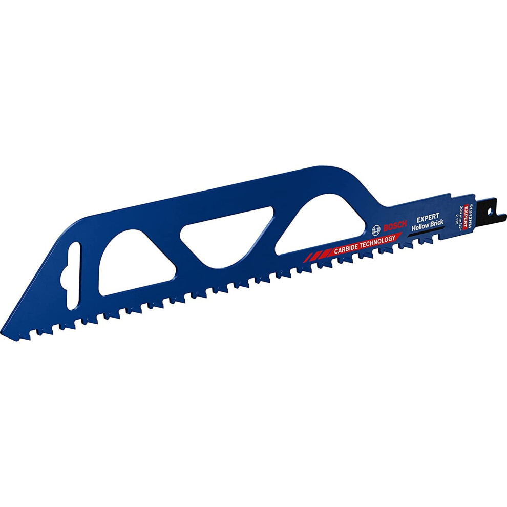 Bosch Professional 1X Expert ‘Hollow Brick' S 1543 Hm Reciprocating Saw Blade (For Poroton Building Block, Length 240 Mm, Accessories