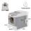 Bingopaw Katzentoilette Möbel Top Front-Entry Katzentoilette mit Matte 3