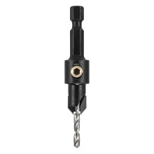 Trend Snappy SNAP/CS/10TC Tungsten Carbide Tipped 9.5mm (3/8") Diameter Countersink With Adjustable 3.25mm Pilot Drill, Silver