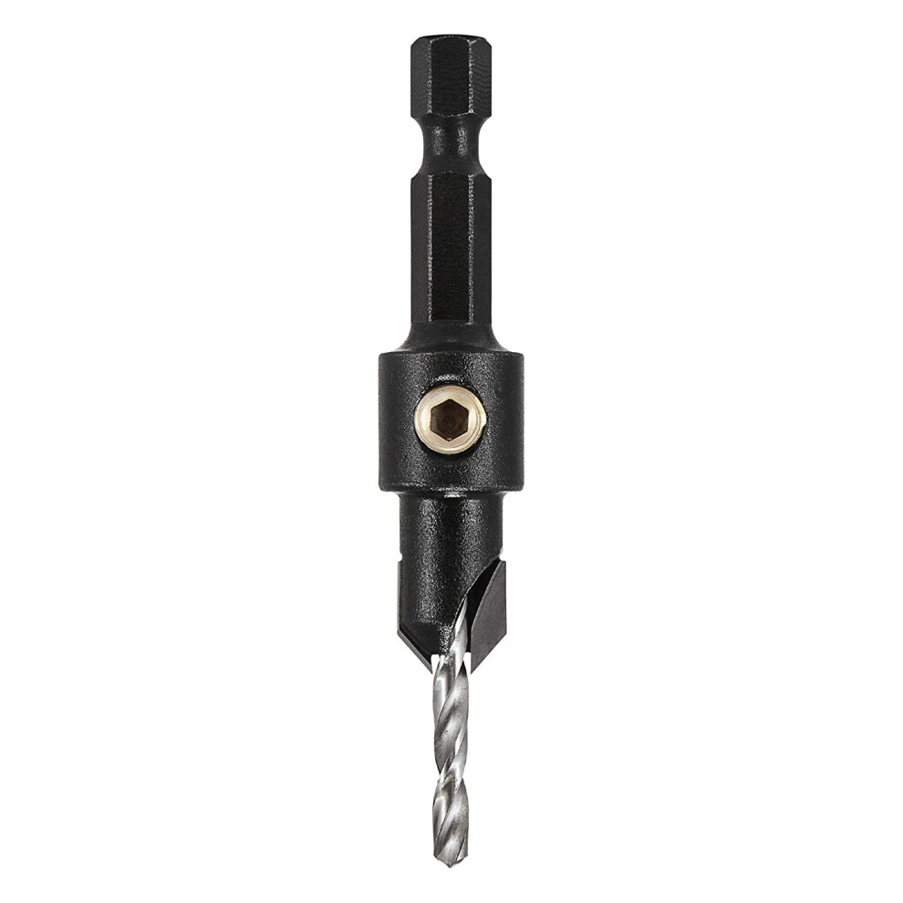 Trend Snappy SNAP/CS/10TC Tungsten Carbide Tipped 9.5mm (3/8") Diameter Countersink With Adjustable 3.25mm Pilot Drill, Silver