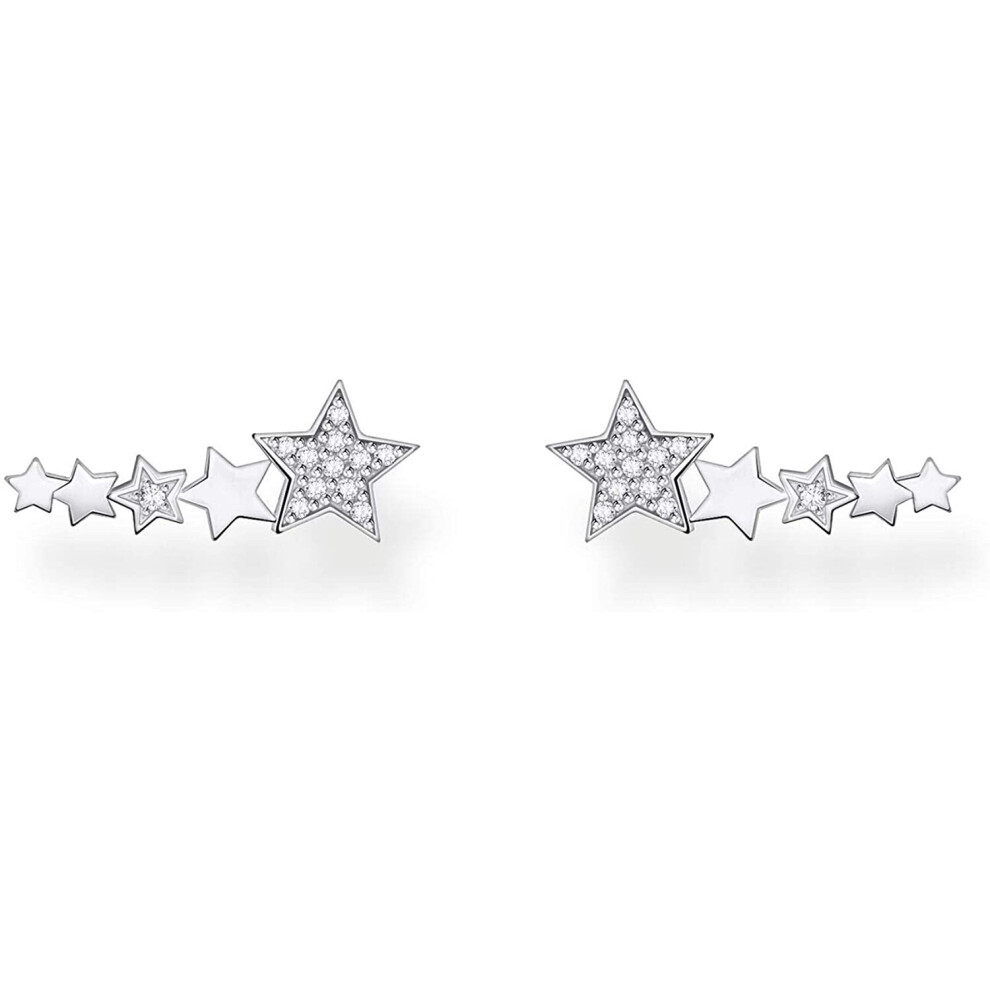 Thomas Sabo Women's Earrings Ear Climber Stars 925 Sterling Silver