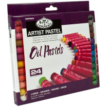 Royal & Langnickel Large Oil Pastels - Assorted Colours (Pack of 24)