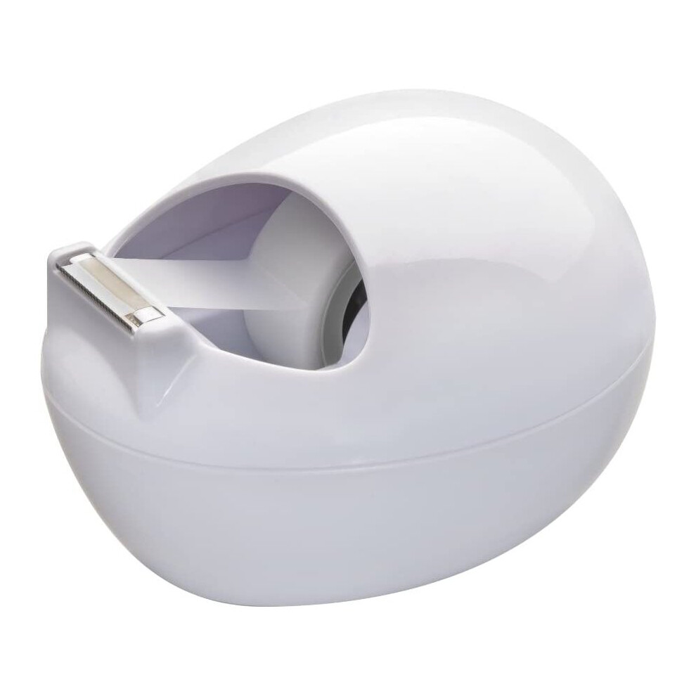 Scotch 669342 Dispenser by Karim Rashid and 19 mm x 7.5 m 1 Magic Tape, White