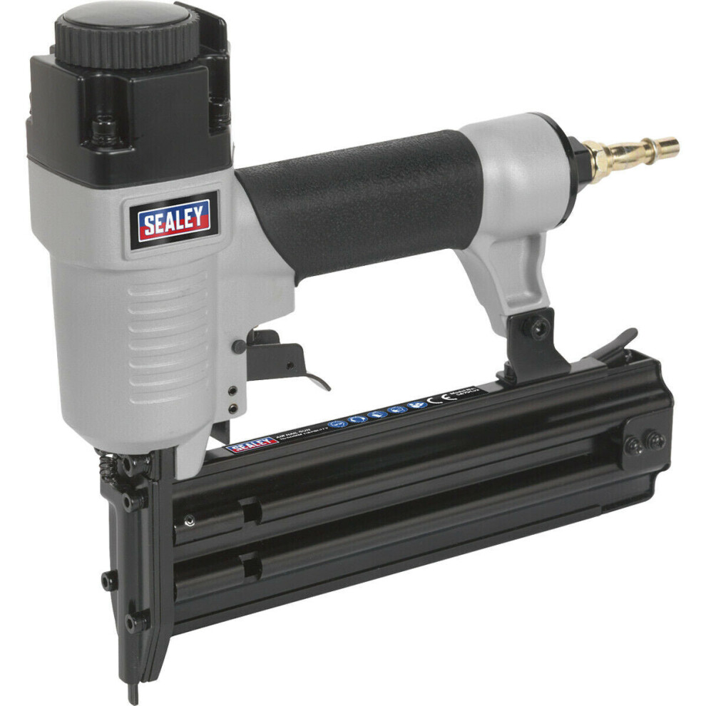Lightweight Aluminium Air Nail Gun - 10mm to 50mm Capacity - Contact Actuation