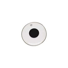 Remo kontrolleret lyd klar sort dot trommehoved - top sort dot 6 """"