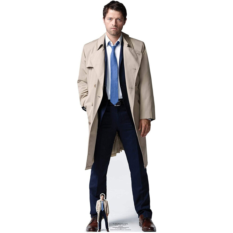 Star Cutouts Castiel Sc1351 (Supernatural) Misha Collins Lifesize Cardboard Cutout 184Cm Tall 63Cm Wide