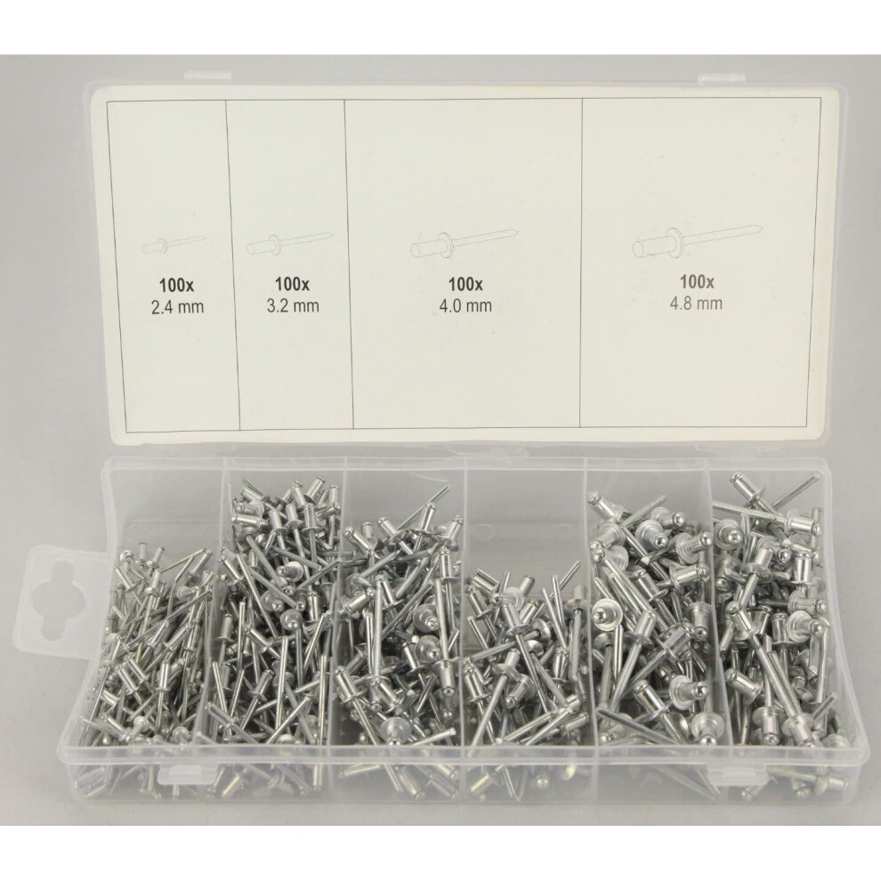 Yato Yt-36420 Â 400 Pcs Blind Rivets Assortment 5906083000270