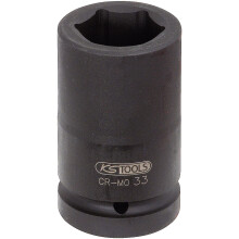 KS Tools 515.1836 Hexagon impact socket, deep, 1", 36mm