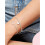 Estella Bartlett Estella Bartlett White CZ Circle Louise Bracelet - Silver Plated 2