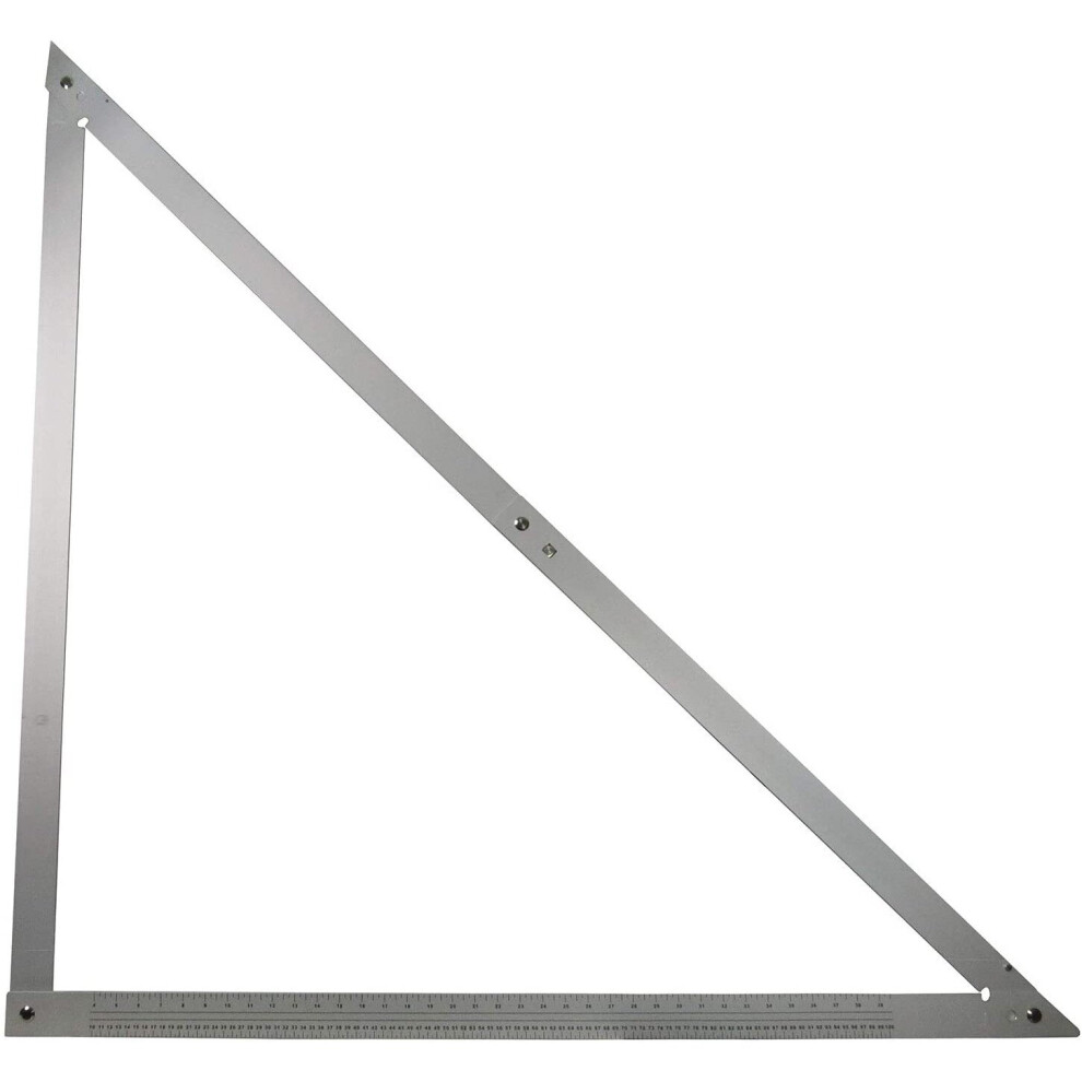 Faithfull FAIFS1200 Aluminium Folding Builders Square 1200mm (48in) With Carry Case