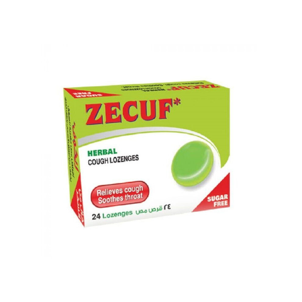 Zecuf Herbal Sugar Free Lozenges 24'S