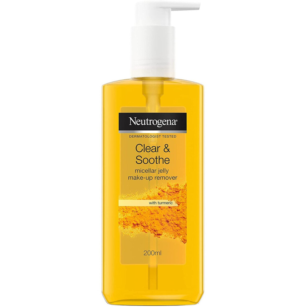 Neutrogena Clear And Soothe Micellar Jelly Make-Up Remover, 200 Ml