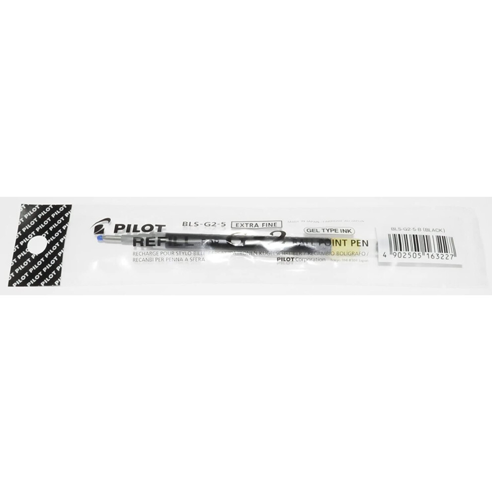 PILOT 163227 Gel Pen Refill 2616 Line Colour Black