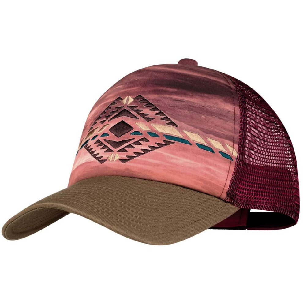Buff Unisex's Sykora Trucker Cap, Maroon, L/Xl