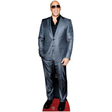 Star Cutouts Ltd Vin Diesel 182cm Lifesize Cardboard Cutout, Regular