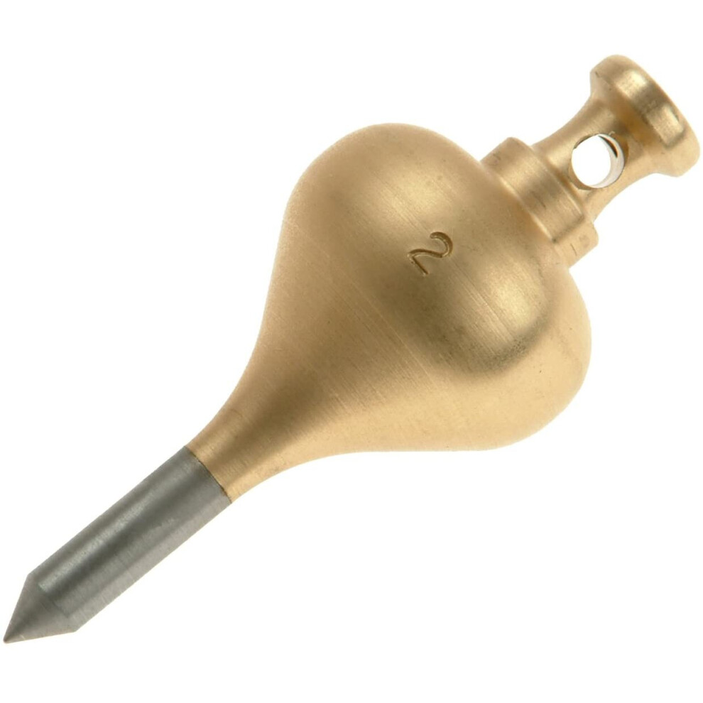 Monument 249d Brass Plumb Bob 4.1/2oz Size 2