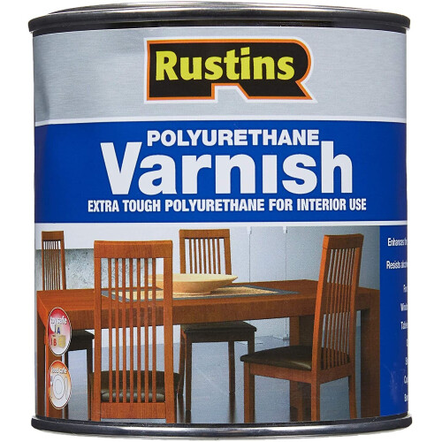 Rustins Rustins POSD500 500ml Poly Varnish - Satin Dark Oak