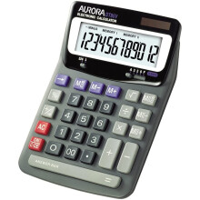 Aurora DT85V Desktop Calculator (Large Heavy Duty Model), Black