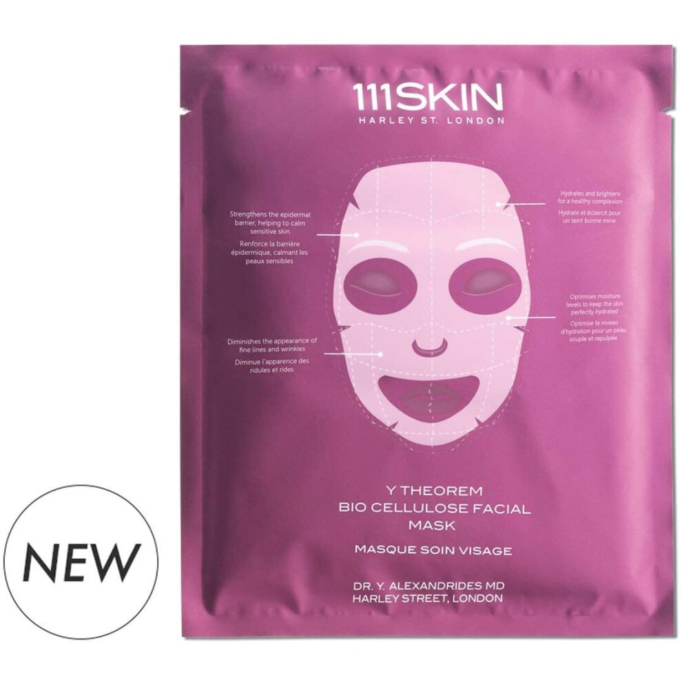 111Skin Y Theorem Bio Cellulose Facial Mask - 1 Mask 23Ml/ 0.78Fl.oz