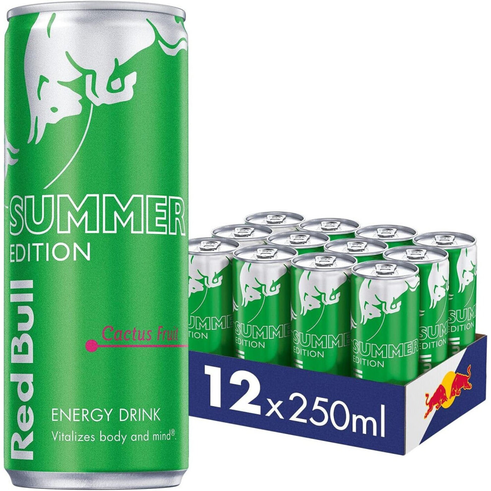 Red Bull Summer Edition Energy Drink, 3000 ml, Pack of 12