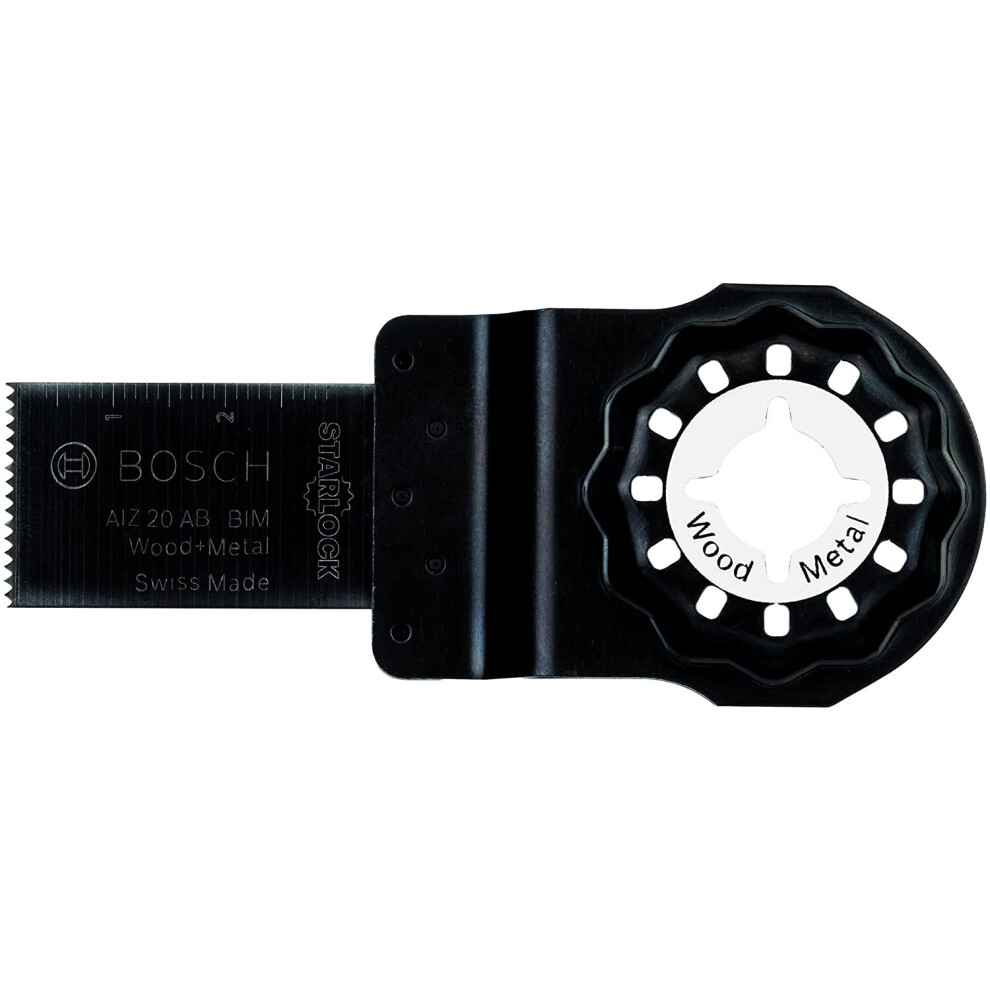 Bosch 2608661628 AIZ20AB Gop Bim Plunge Cut Blade, 18.2cm x 9.3cm x 2.7cm, Blue, Pack of 5