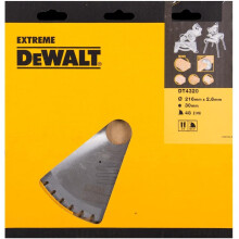Kreissägeblatt DT4320 LSC 216x30x48D alter -5 Schnitt 2,6mm - DEWALT - Abmessungen: 216 x 30 x 48