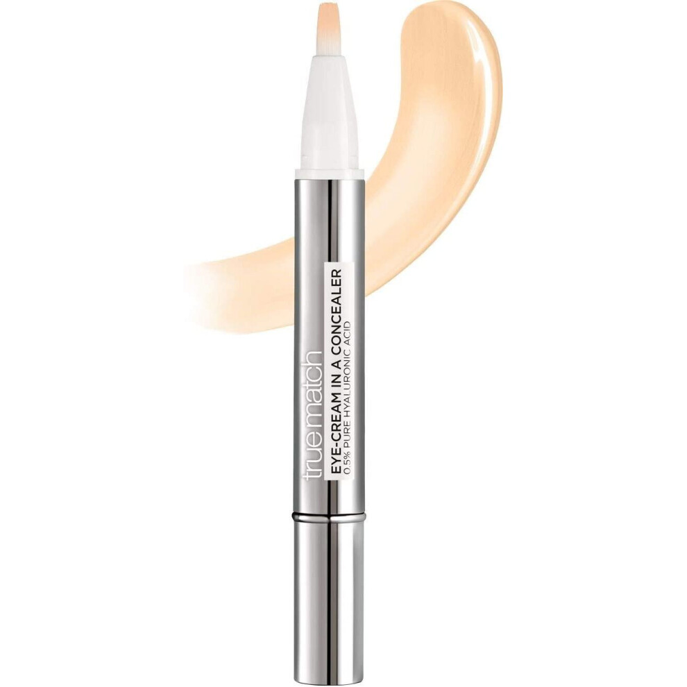 L'Oreal Paris True Match Concealer Eye Cream, Shade 1-2D, SPF 20, 0.023 kg