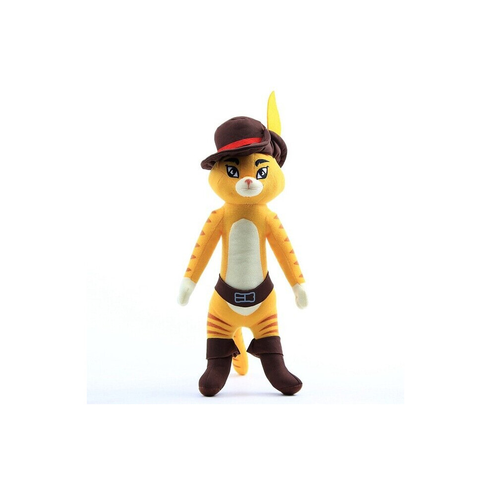 (Puss 36cm) Cartoon Shrek Plush doll soft toy Princess Fiona Gingerbread Gingy Puss Kitty Softpaws