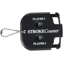 Longridge Unisex's 2 PLAYER STROKE COUNTER, Black, ONE SIZE