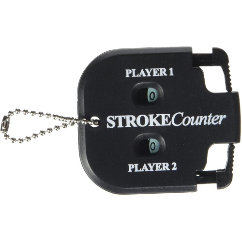 Longridge Unisex's 2 PLAYER STROKE COUNTER, Black, ONE SIZE