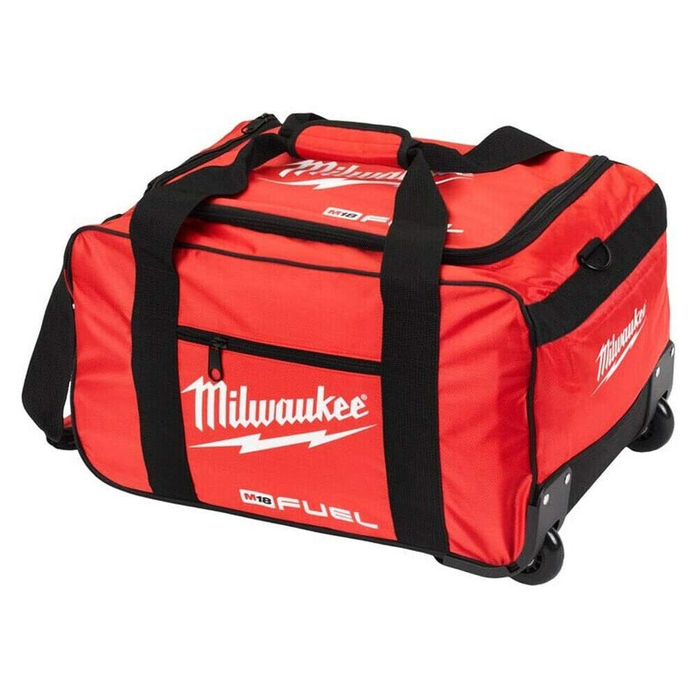 Milwaukee M18WHEELBAG-S M18 19" Fuel Large Contractors Heavy Duty Duffel Tool Bag with Wheels