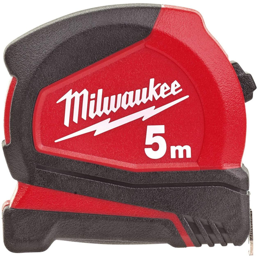 Milwaukee 4932459593 932459593 Pro Compact Tape Measure 5m (Width 25mm) (Metric Only)