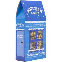 Cookies & Cream Popcorn Shed, Gift Box, Natural, Vegetarian Movie Night Snack, 80 g