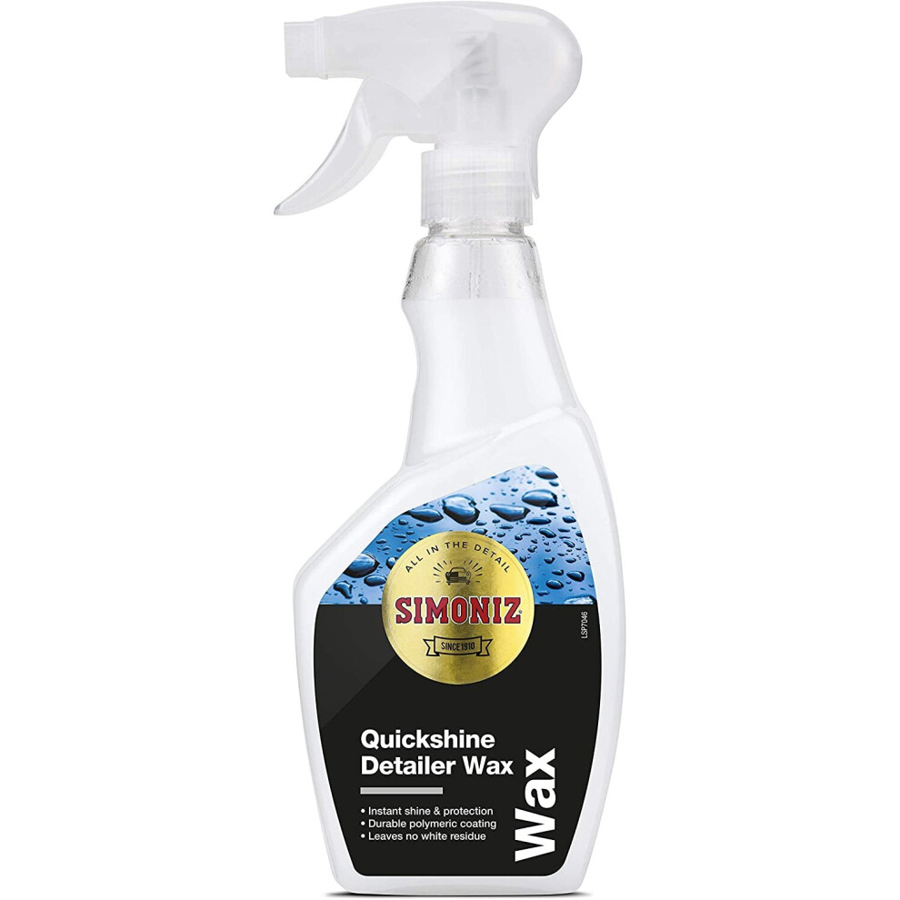 Simoniz Sapp0186a Quickshine Detailer Wax, Clear