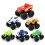 6Pcs Blaze και το Monster Trucks Kit Μηχανές παιχνίδι Racer Αυτοκίνητα Παιδικό σετ 5