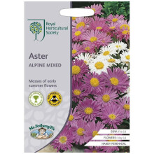 Mr.Fothergill's RHS Grow Your Own Summer Aster Alphine Mixed Seeds Pkt