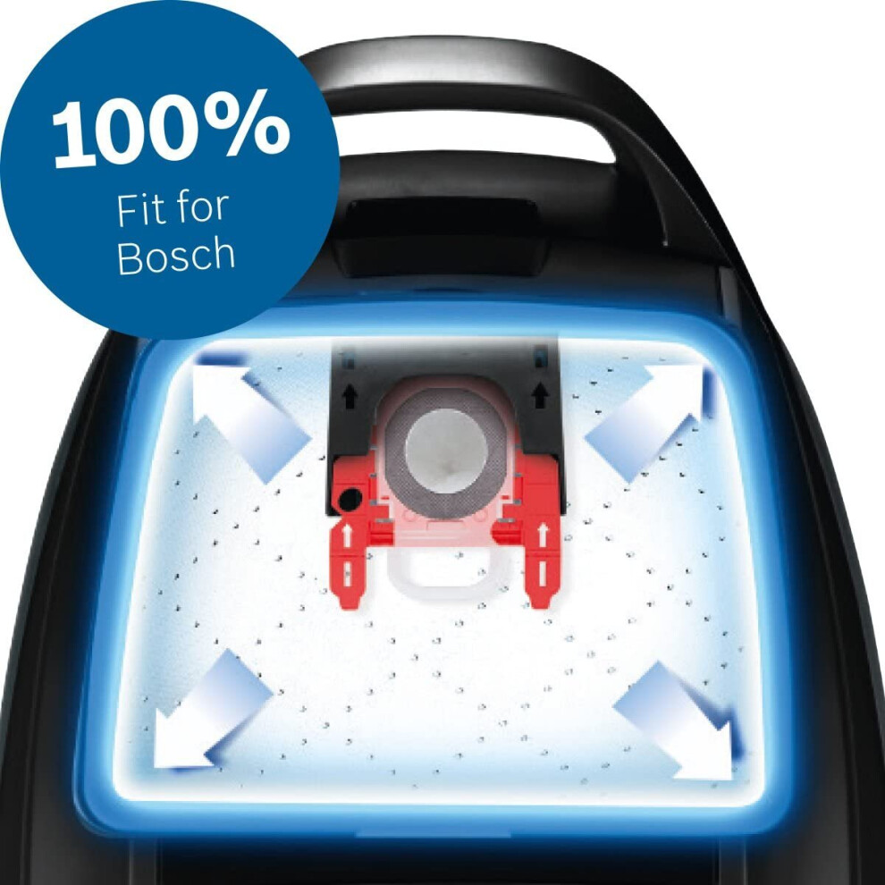 Bosch Hausgeräte BBZ16GALL x PowerProtect Locking Suitable for All Series Except BSG8, BSN1, 16 Vacuum Cleaner Bags