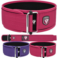 (Medium, Pink) RDX Weight Lifting Belt for Women