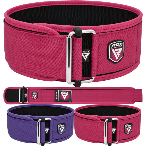 (Medium, Pink) RDX Weight Lifting Belt for Women