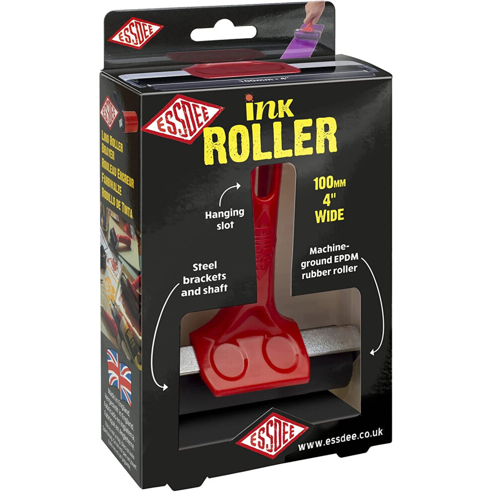 Essdee Red Ink Roller/Brayer 100 Mm, 100Mm