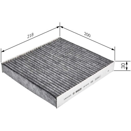 Bosch Bosch R2433 Cabin Filter activated-carbon 1