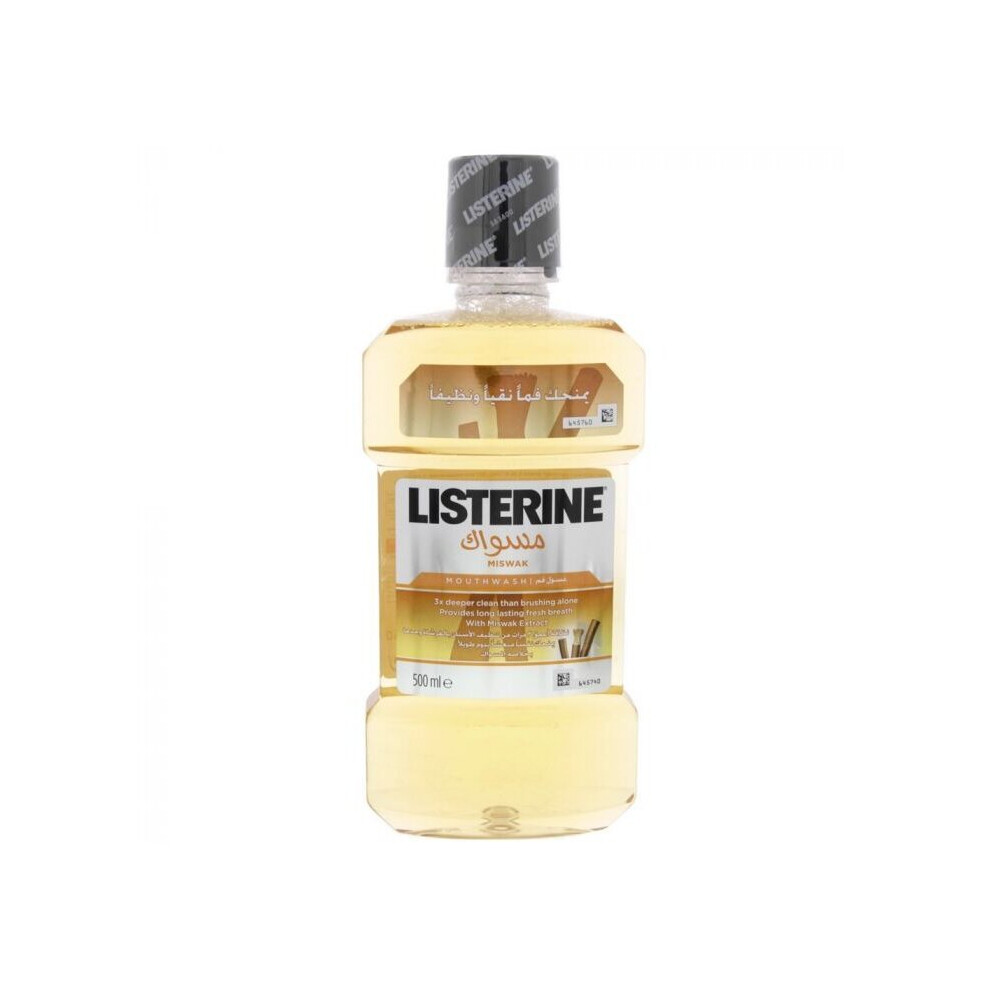 Listerine Miswak Mouthwash - Miswak Extract Mouthwash for Oral Hygiene