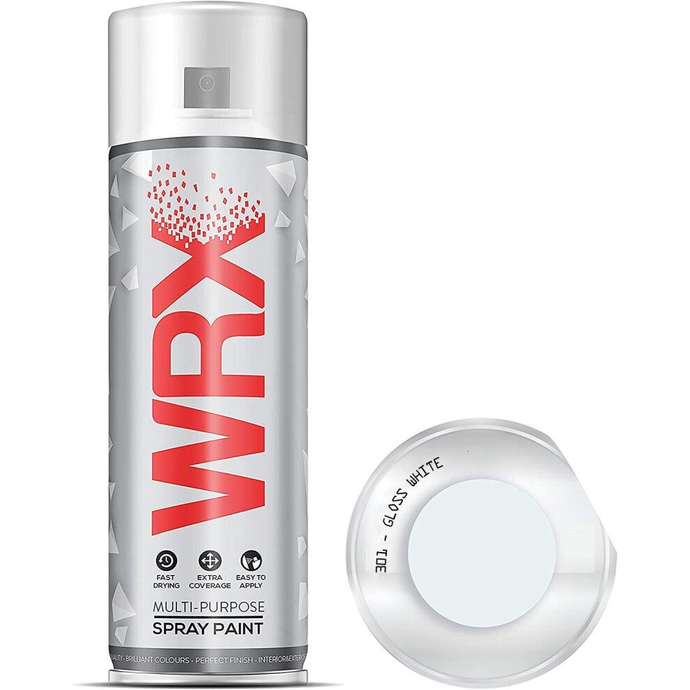 Wrx White Gloss Spray Paint 400Ml - Image 4